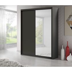 Dulap-cupe Fabrik Home Oslo 1 oglinda 160x216x60 (Basalt)