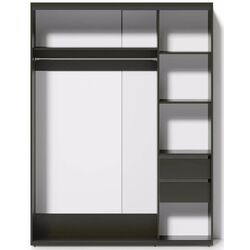 Dulap-cupe Fabrik Home Oslo 1 oglinda 160x216x60 (Basalt) Thumb