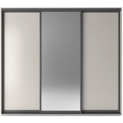 Dulap-cupe Fabrik Home Oslo 1 oglinda 240x216x60 (Cashmere) Thumb