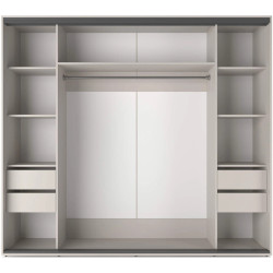 Dulap-cupe Fabrik Home Oslo 1 oglinda 240x216x60 (Cashmere) Thumb