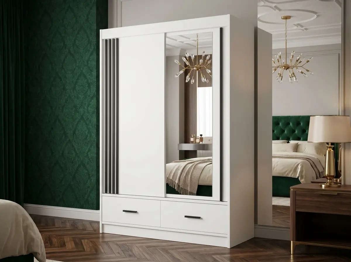 Шкаф-купе Fadome Canada CA 24-15 (White/Black)