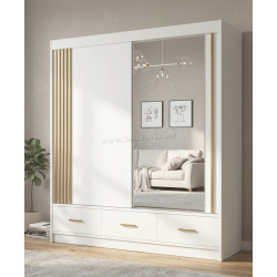 Шкаф-купе Fadome Canada CA 25-20 (White/Gold)