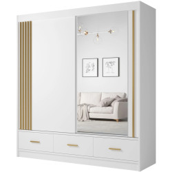 Шкаф-купе Fadome Canada CA 25-20 (White/Gold) Thumb
