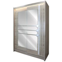 Dulap-cupe Fadome Carmen CAR-15 (Sonoma Oak/White Gloss)