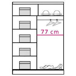 Dulap-cupe Fadome Carmen CAR-15 (Sonoma Oak/White Gloss) Thumb