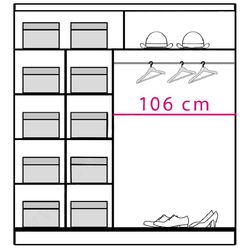 Dulap-cupe Fadome Carmen CAR-20 (Sonoma Oak/White Gloss) Thumb