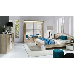 Dulap-cupe Fadome Carmen CAR-20 (Sonoma Oak/White Gloss) Thumb