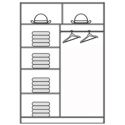 Dulap-cupe Fadome Effect EF-4-150 (Lancelot Oak/Cobalt) Thumb