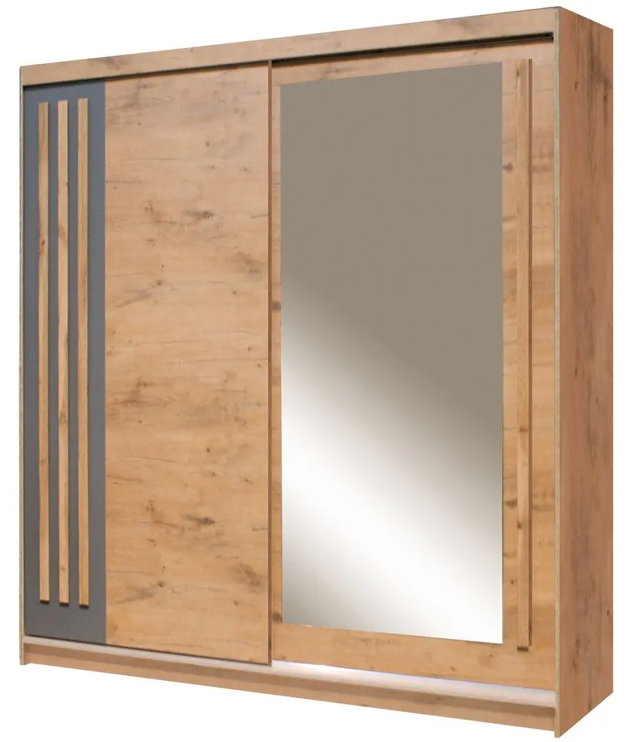 Шкаф-купе Fadome Effect EF-4-20 (Lancelot Oak/Cobalt)