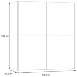 Dulap-cupe Fortuna Dederik W3NS82232-120 (White) Thumb