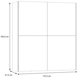 Dulap-cupe Fortuna Dederik W3NS82232-D30 (Sonoma Oak) Thumb