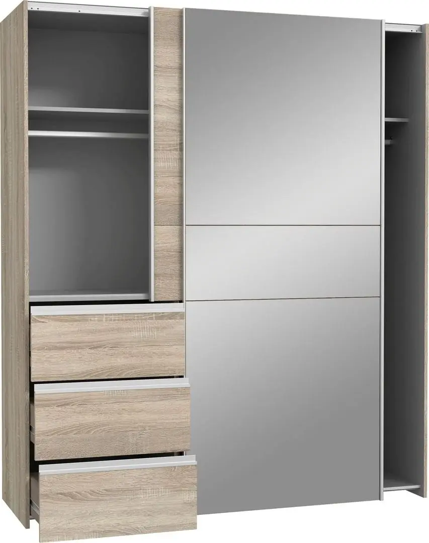 Dulap-cupe Fortuna Winn2 W2QS8233S-D30F (Sonoma Oak)