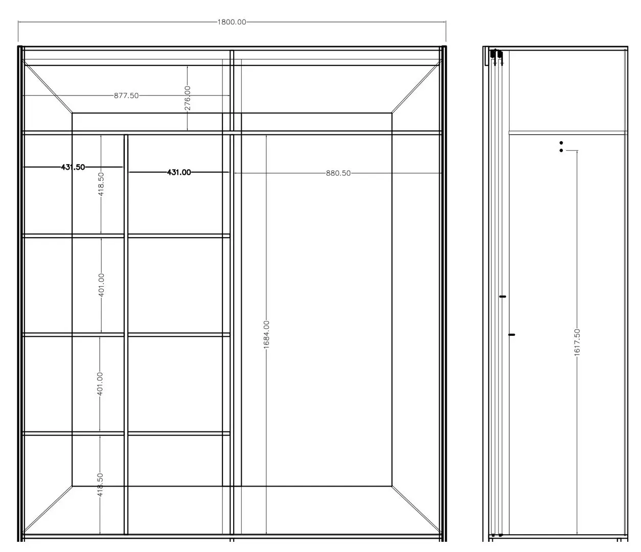 Шкаф-купе Helvetia Alfa 220E1517 (Дуб Санремо Светлый)
