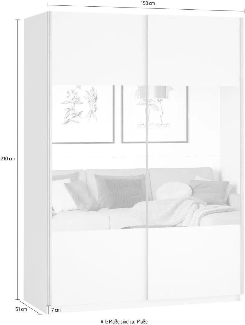 Dulap-cupe Helvetia Beta 150 (White)