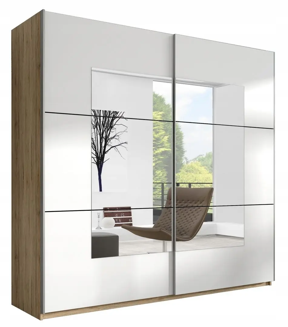 Dulap-cupe Helvetia Beta 22AE1657 (Sanremo Oak Light/White)