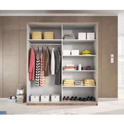 Dulap-cupe Helvetia Galaxy 2493EA18 (White/Beaufort Oak) Thumb