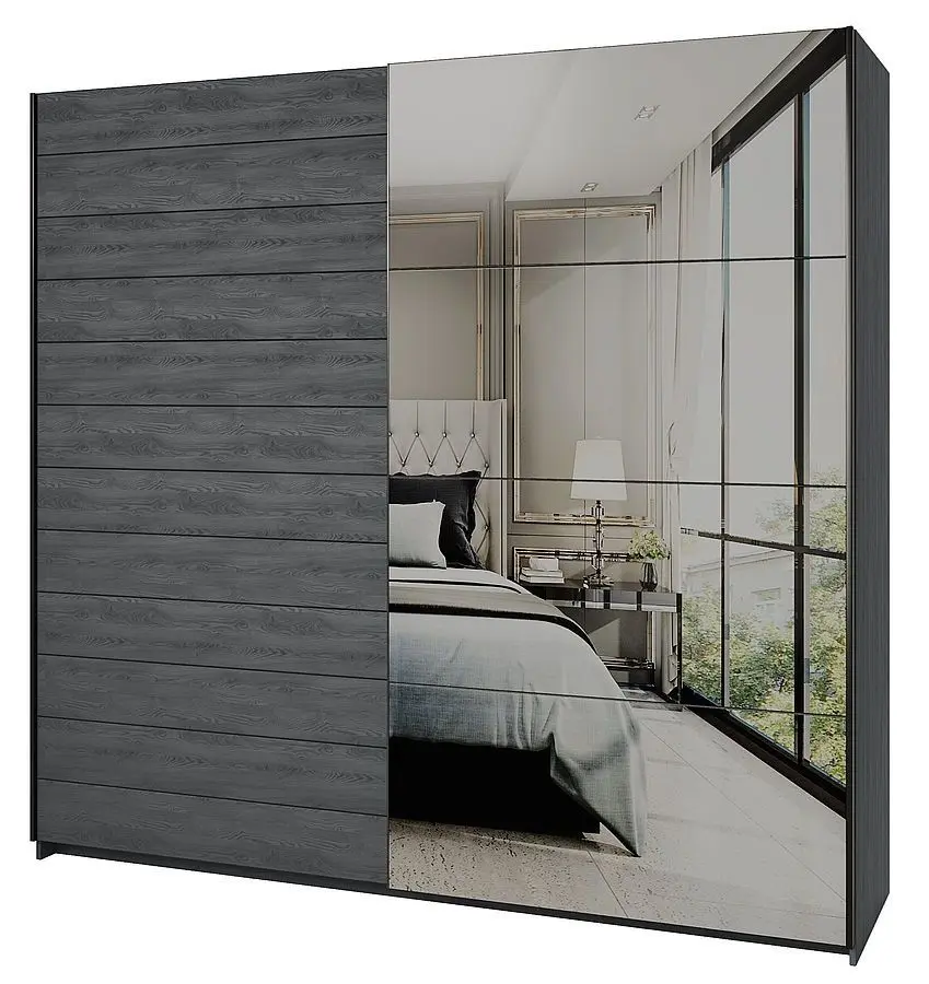 Шкаф-купе Helvetia Galaxy 2D 24CBEA68 (Carbon Oak)