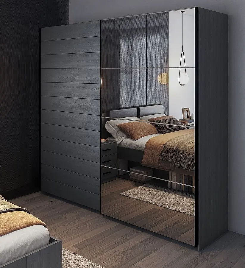 Шкаф-купе Helvetia Galaxy 2D 24CBEA68 (Carbon Oak)