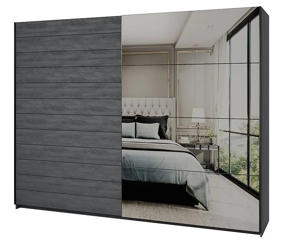 Шкаф-купе Helvetia Galaxy 2D 24CBEA69 (Carbon Oak)