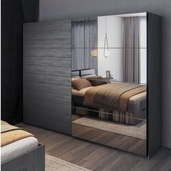 Dulap-cupe Helvetia Galaxy 2D 24CBEA69 (Carbon Oak)