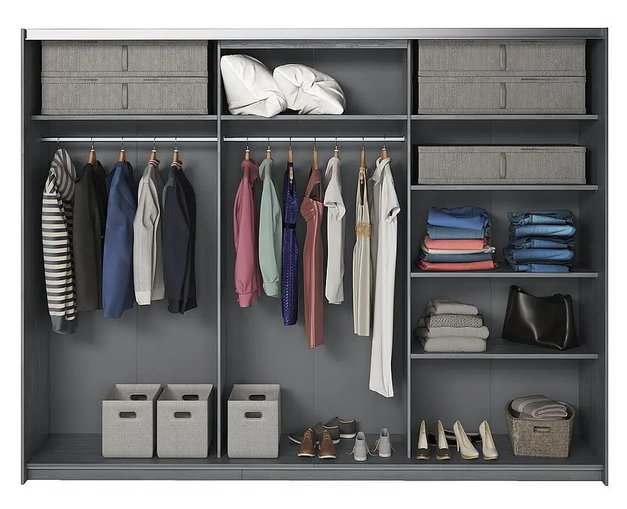 Шкаф-купе Helvetia Galaxy 2D 24CBEA69 (Carbon Oak)