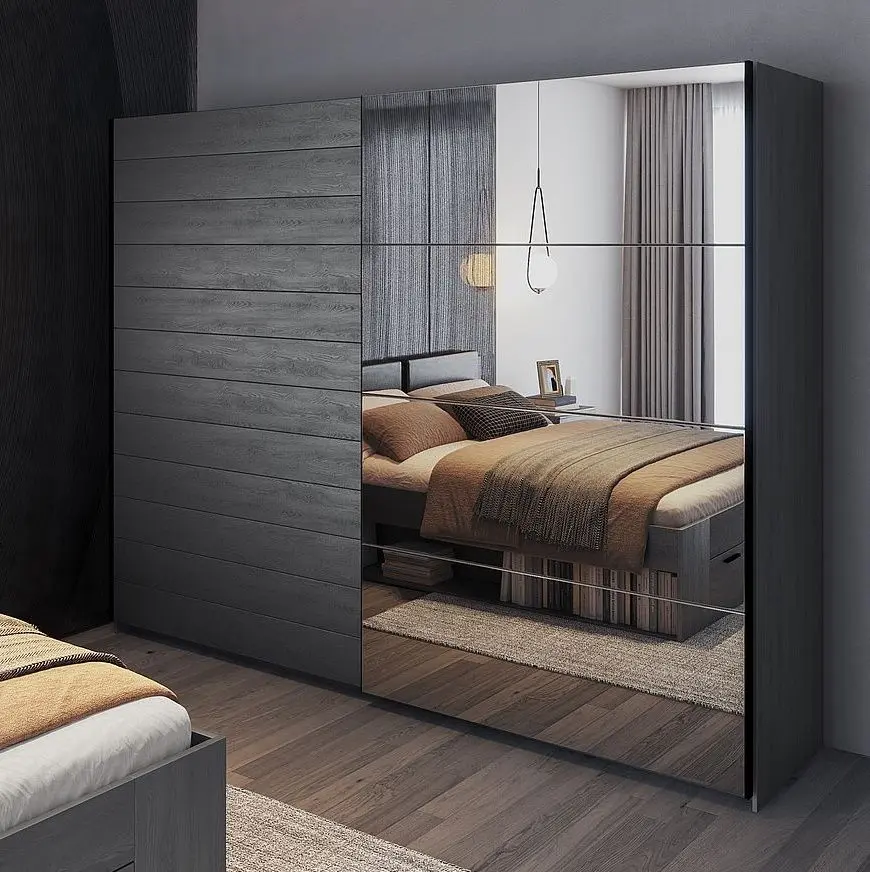 Шкаф-купе Helvetia Galaxy 2D 24CBEA69 (Carbon Oak)