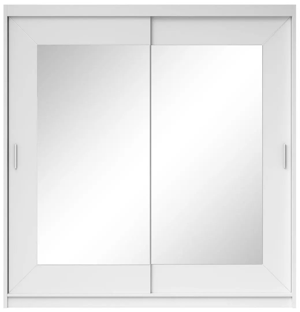 Dulap-cupe cu oglinda Helvetia Alfa 180 cm (White) - 2