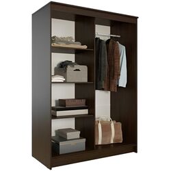 Шкаф-купе Ideal Mobila Elegant (Wenge/White) Thumb