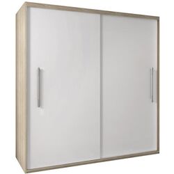 Шкаф-купе Ideal Mobila Vista (Sonoma Oak/White) Thumb