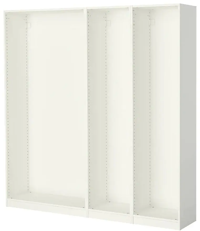 Carcasa dulap-cupe Ikea Pax 3 secții 200x35x201 (Alb)