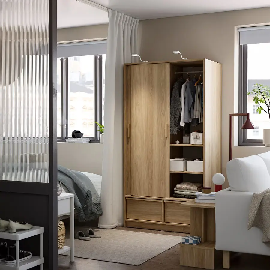 Dulap-cupe Ikea Ankarudden 98x60x190 (Stejar) - 7