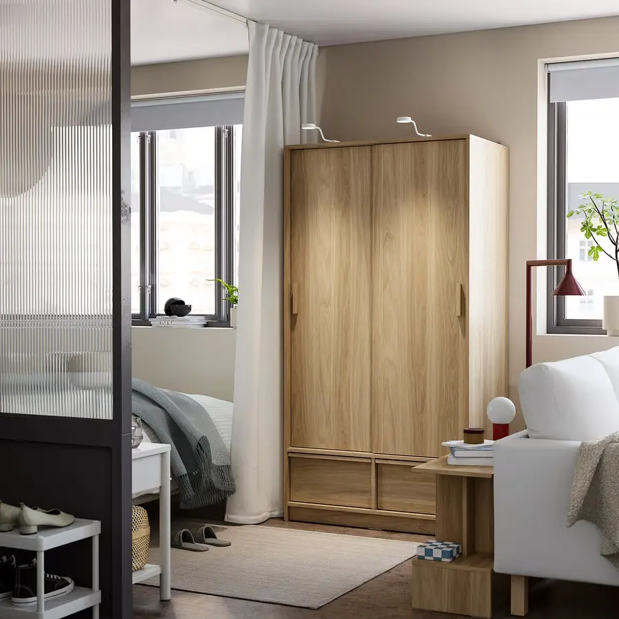 Dulap-cupe Ikea Ankarudden 98x60x190 (Stejar)