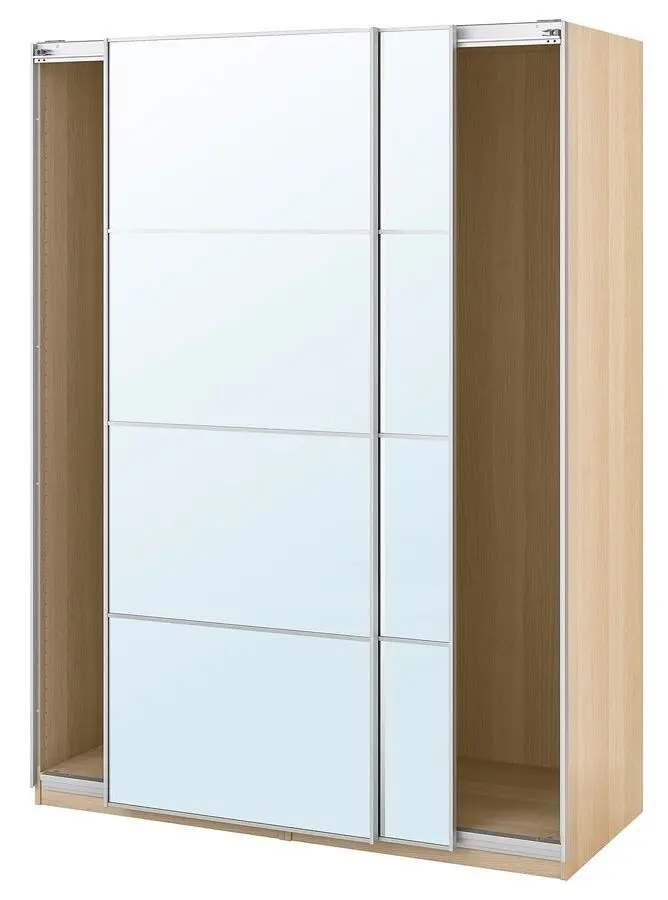 Dulap-cupe Ikea Pax/Auli 150x66x201 (Aspect Stejar Antichizat/Oglinda)