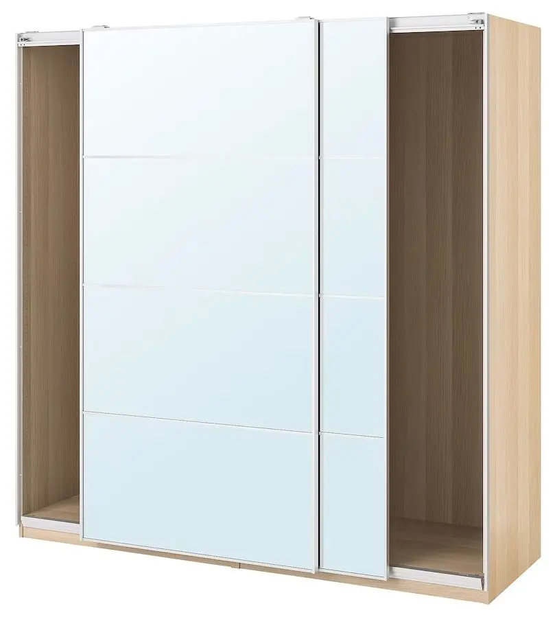 Dulap-cupe Ikea Pax/Auli 200x66x201 (Aspect Stejar Antichizat/Oglinda)