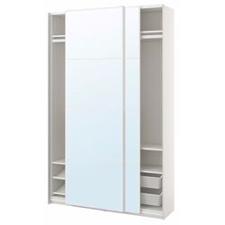 Dulap-cupe Ikea Pax/Auli rafturi/bare/cosuri/oglinda 150x44x236 (Alb) Thumb