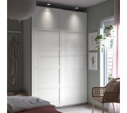 Шкаф-купе Ikea Pax/Bergsbo с рамой 150x66x236 (Белый)