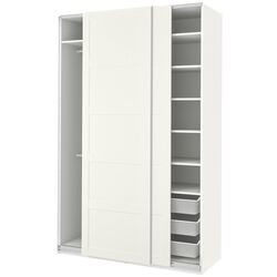 Dulap-cupe Ikea Pax/Bergsbo cu cadru 150x66x236 (Alb) Thumb