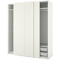 Dulap-cupe Ikea Pax/Bergsbo cu cadru 200x66x236 (Alb) Thumb