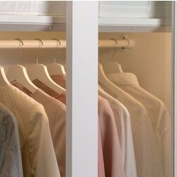 Dulap-cupe Ikea Pax/Grimo 4 rafturi/bare/cosuri/sticla transparenta 150x66x236 (Alb) Thumb