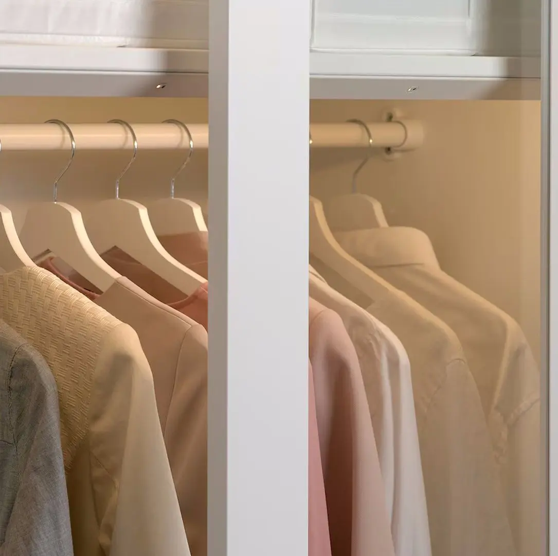 Dulap-cupe Ikea Pax/Grimo 4 rafturi/bare/cosuri/sticla transparenta 150x66x236 (Alb)