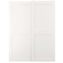 Dulap-cupe Ikea Pax/Grimo rafturi/bara 150x66x201 (Alb) Thumb