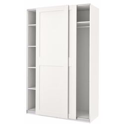 Dulap-cupe Ikea Pax/Grimo rafturi/bare 150x66x236 (Alb) Thumb