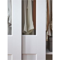 Dulap-cupe Ikea Pax/Grimo sticla transparenta 150x66x236 (Alb) Thumb