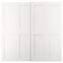 Dulap-cupe Ikea Pax/Grimo cu cadru 200x66x201 (Alb) Thumb