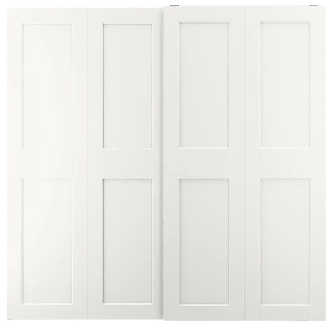 Dulap-cupe Ikea Pax/Grimo cu cadru 200x66x201 (Alb)