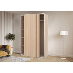 Dulap-cupe Ikea Pax/Hasvik 150x66x236 (Aspect Stejar Antichizat)