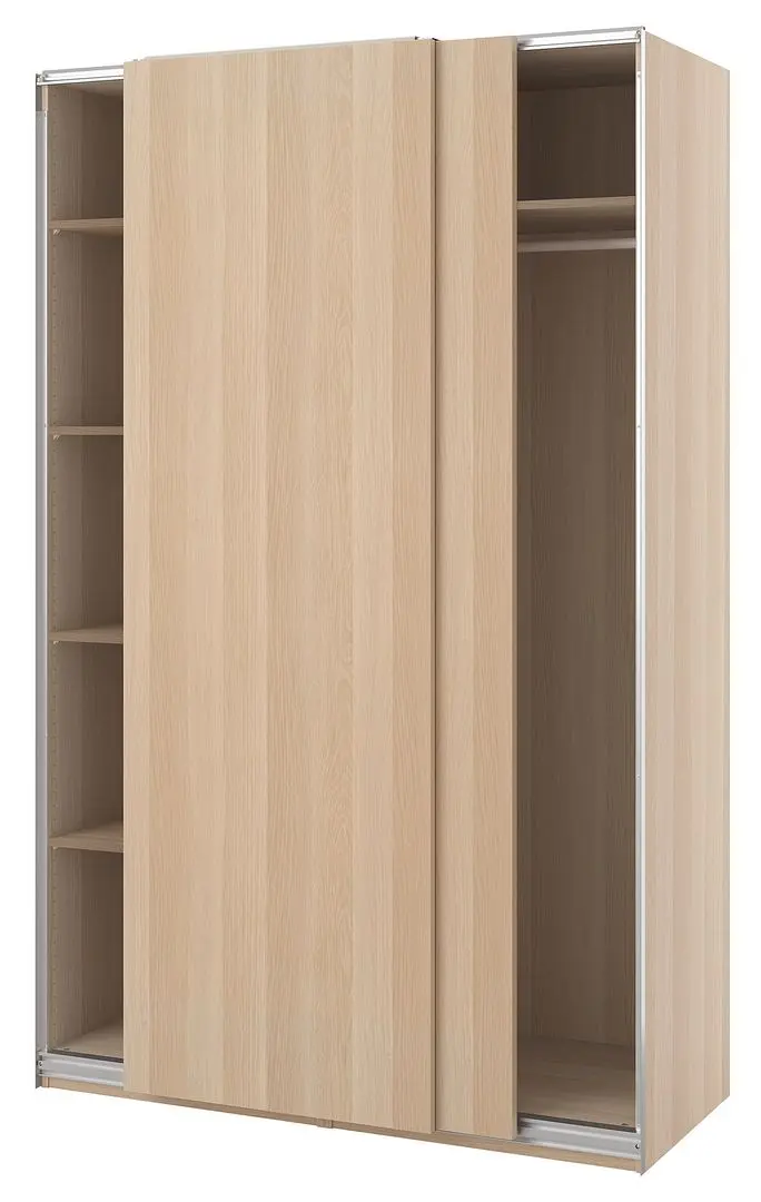 Dulap-cupe Ikea Pax/Hasvik 150x66x236 (Aspect Stejar Antichizat) - 2
