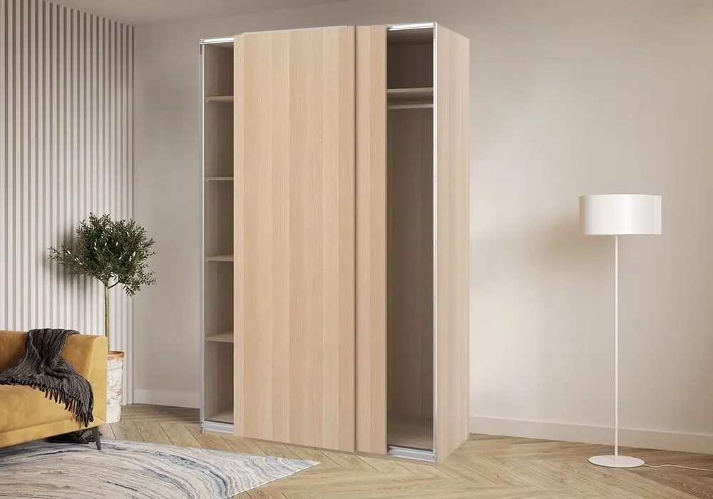 Dulap-cupe Ikea Pax/Hasvik 150x66x236 (Aspect Stejar Antichizat)