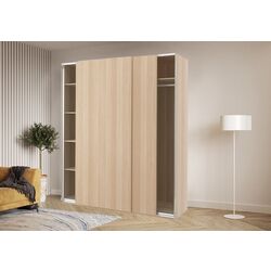 Dulap-cupe Ikea Pax/Hasvik 200x66x236 (Aspect Stejar Antichizat)