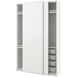 Dulap-cupe Ikea Pax/Hasvik rafturi/cosuri 150x44x236 (Alb) Thumb